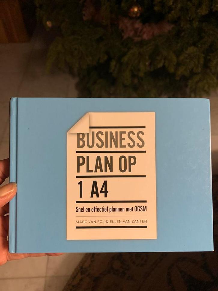 business plan op 1 A4 - OGSM, Boeken, Economie, Management en Marketing, Ophalen