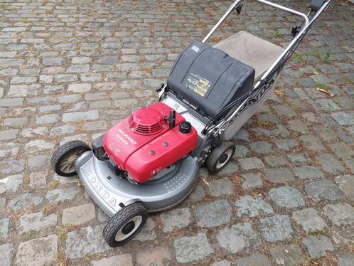 Honda HR2160 grasmaaier 3 snelheden, Tuin en Terras, Grasmaaiers, Gebruikt, Benzine-grasmaaier, 50 cm of meer, Cirkelmaaier, Opvangzak