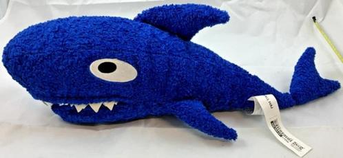 IKEA Korall Haj Haai Blauw pluche knuffel vis 57 cm, Kinderen en Baby's, Speelgoed | Knuffels en Pluche, Zo goed als nieuw, Verzenden