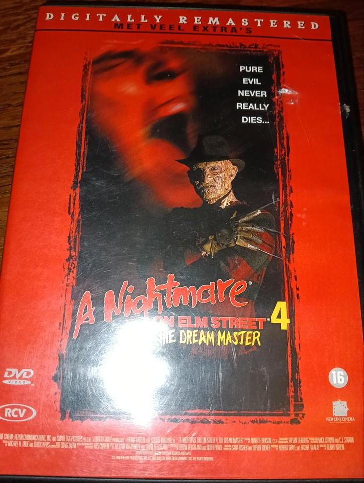 A Nightmare On Elm Street 4, Cd's en Dvd's, Dvd's | Horror, Zo goed als nieuw, Slasher, Vanaf 16 jaar, Ophalen of Verzenden