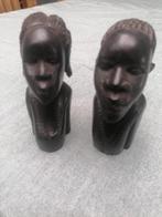 ebbenhout Afrikaanse beeldjes, Antiek en Kunst, Ophalen of Verzenden