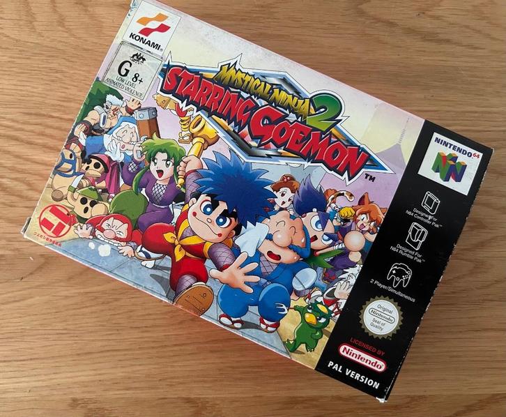 N64 Game - Mystical Ninja 2 Starring Goemon, Games en Spelcomputers, Games | Nintendo 64, Zo goed als nieuw, Role Playing Game (Rpg)