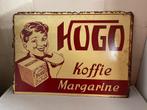 Hugo koffie margarine blikken bord 1954, Collections, Enlèvement ou Envoi, Comme neuf
