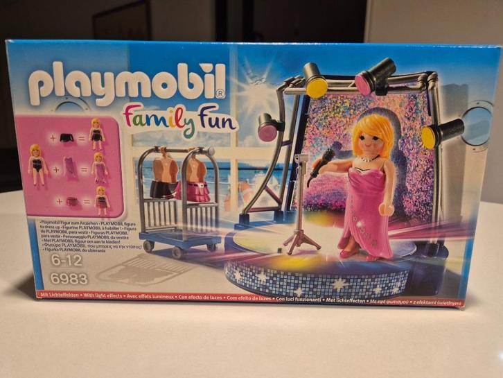 Playmobil Family Fun 6983 Podium met artieste, Kinderen en Baby's, Speelgoed | Playmobil, Zo goed als nieuw, Complete set, Ophalen of Verzenden