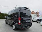 Ford Transit 2T L3-H2 2.0 TDCi 130pk 3pl Automaat Trend, Auto's, 1995 cc, Euro 6, 128 pk, Zwart