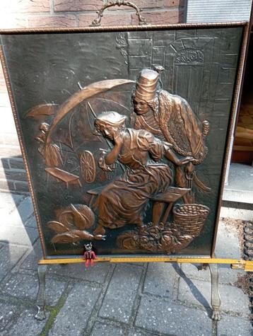 576) Groot haard scherm (Firescreen) ENKEL AFHALEN beschikbaar voor biedingen