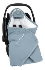 Bemini wikkelcape met muts: blauw, Ophalen, Zo goed als nieuw, 85 tot 100 cm, Deken