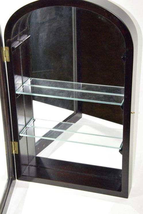 vitrinekastje met spiegelwand - 2 stuks/prijs per stuk, Huis en Inrichting, Kasten | Vitrinekasten, Gebruikt, Minder dan 100 cm
