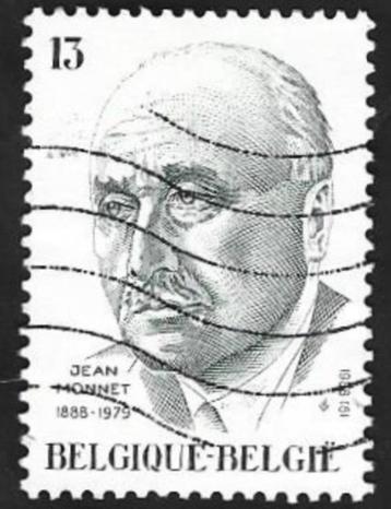 1 Postzegel België 1988 Jean Monnet beschikbaar voor biedingen