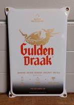 emaille bord gulden draak, Verzamelen, Biermerken, Verzenden, Nieuw, Reclamebord, Plaat of Schild, Overige merken