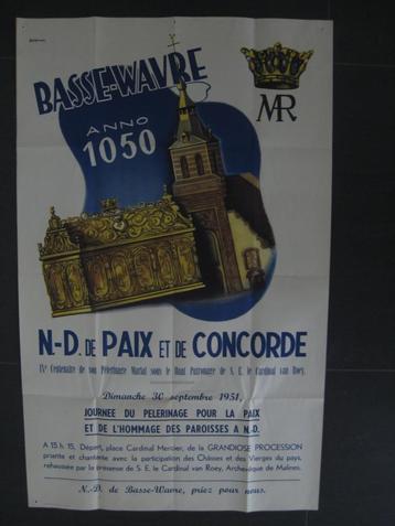 Wavre – Notre-Dame de Basse-Wavre 150e – 1951 disponible aux enchères