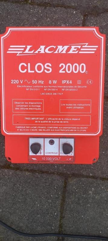 Lacme Clos 2000 weideklok, Enlèvement, Comme neuf, Autres espèces