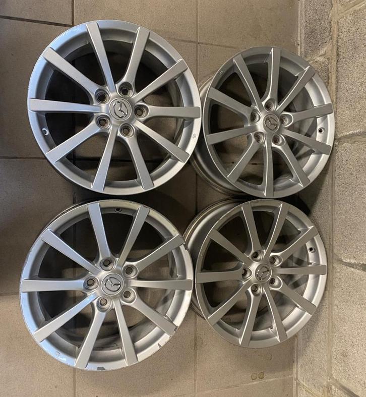 jantes OEM Mazda MX5 NC 2.0, Auto-onderdelen, Banden en Velgen, Velg(en), Zomerbanden, 17 inch, 205 mm, Personenwagen, Gebruikt