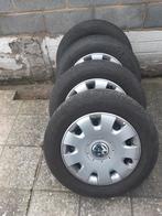 4 jantes toles + enjoliveurs vw 195 65 R15, 15 pouces, Pneus hiver, Enlèvement, Utilisé