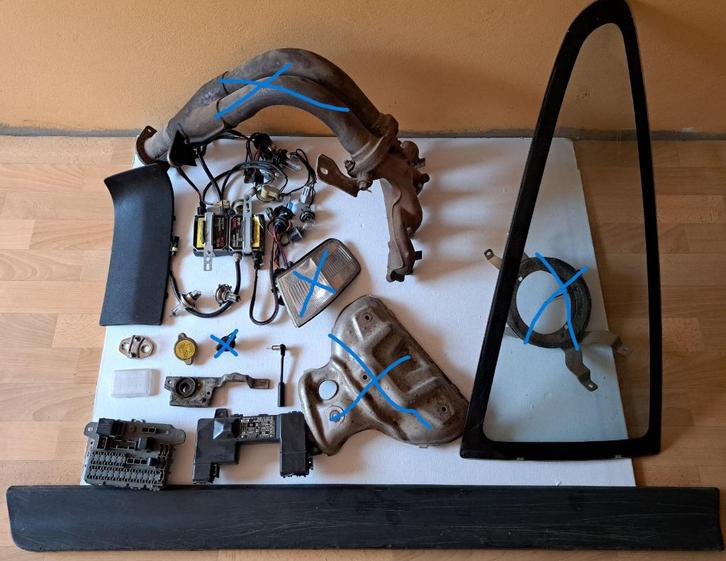 Diverses pièces CRX, Autos : Pièces & Accessoires, Autres pièces automobiles, Honda, Utilisé, Enlèvement ou Envoi