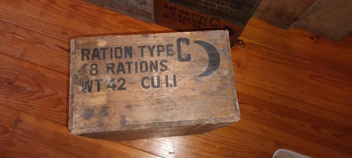 US ww2 fieldkitchen C rantsoen kist, Verzamelen, Militaria | Tweede Wereldoorlog, Landmacht, Kist of Geocache, Ophalen of Verzenden