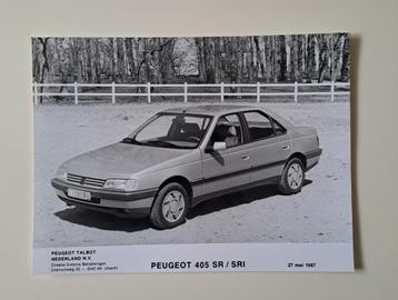 Peugeot 405 SR / SRi 1987 - PERSFOTO'S -- setje ! - beschikbaar voor biedingen