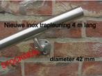 NIEUWE inox trapleuning 4m lang - rvs leuning - inox leuning, Ophalen, Nieuw, Trap, 4 meter of meer