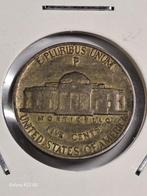 USA , 5 Cents 1943 P argent  0,350, Enlèvement ou Envoi, Monnaie en vrac, Argent