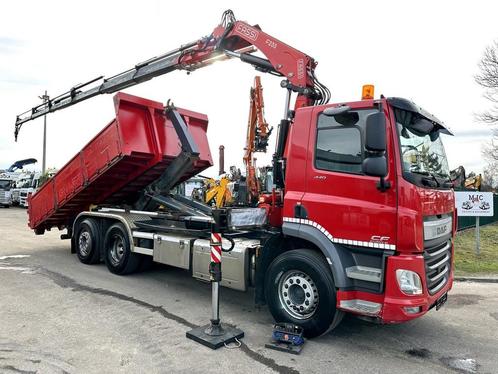 DAF CF 440 6x2 AMPLIROL + CRANE FASSI F235A.2.26 (6x) (17m), Autos, Camions, Entreprise, ABS, Airbags, Air conditionné, Air conditionné automatique