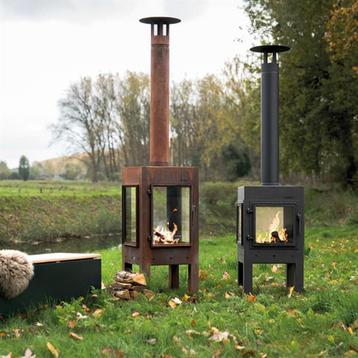 Cortenstaal tuinhaard Digna, buitenhaard, houtkachel beschikbaar voor biedingen