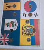 Gelimiteerde uitgaves blisters 43 landen 129 vergulde munten, Postzegels en Munten, Munten | Europa | Euromunten, Ophalen