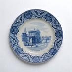 Wandbord Delfts blauw Rotterdam Delftsche poort 23.5 cm, Antiek en Kunst, Verzenden