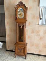 Antieke staande klok in massief hout, Antiek en Kunst, Ophalen