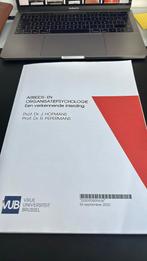 Arbeids- en organisatiepsychologie, Ophalen, Nieuw