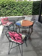 Anriek smeedijzeren tuinset, Tuin en Terras, Tuinsets en Loungesets, Ophalen, Gebruikt, Tuinset