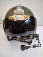 Britse helikopter helm in originele lederen doos, Ophalen of Verzenden