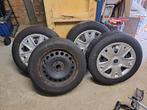 Ford velgen + banden + 3 wieldeksels, Enlèvement, Pneu(s)