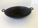 Stevige gietijzeren wok D:36,5cm, Maison & Meubles, Cuisine | Casseroles & Poêles, Enlèvement, Comme neuf, Fonte, Wok
