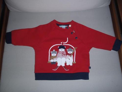 rode trui maat 62 - Obaïbi, Kinderen en Baby's, Babykleding | Maat 62, Zo goed als nieuw, Jongetje, Truitje of Vestje, Ophalen of Verzenden