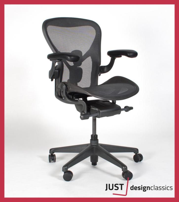 Herman Miller Aeron Remastered Nieuwstaat (voorraad:30), Huis en Inrichting, Bureaustoelen, Zo goed als nieuw, Grijs, Ophalen