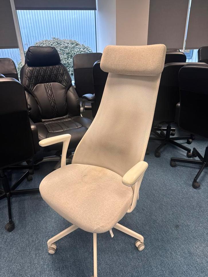 IKEA JÄRVFJÄLLET ergonomische bureaustoel, Huis en Inrichting, Bureaustoelen, Zo goed als nieuw, Bureaustoel, Wit, Ergonomisch