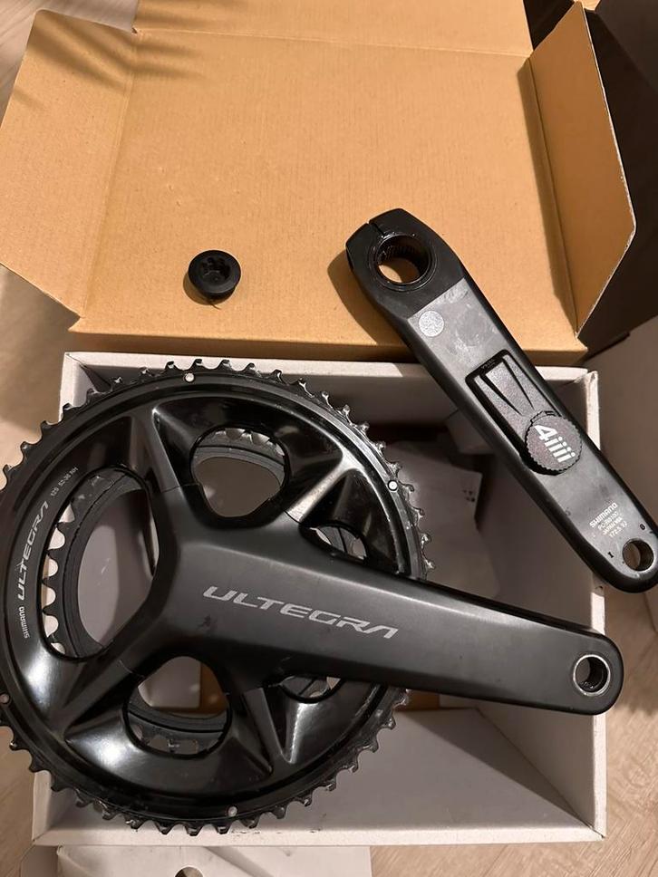 Shimano ultegra 12s crank incl. kettingbladen en 4iii power, Vélos & Vélomoteurs, Vélos Pièces, Enlèvement ou Envoi