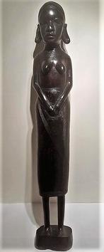 Heel groot Ebbenhouten sculptuur, Antiek en Kunst, Ophalen of Verzenden