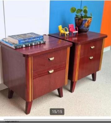 Nachtkastjes art deco beschikbaar voor biedingen