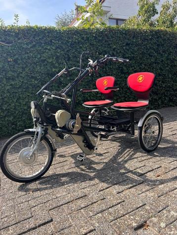 fun2go Van Raam duofiets met DUBBEL batterij en garantie beschikbaar voor biedingen