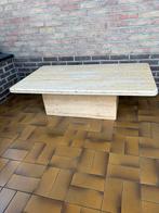 Marmeren salontafel uit 2 delen, Huis en Inrichting, Tafels | Salontafels, Ophalen, Zo goed als nieuw