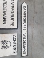 Kopie duitse borden in hout, Verzamelen, Militaria | Tweede Wereldoorlog, Ophalen