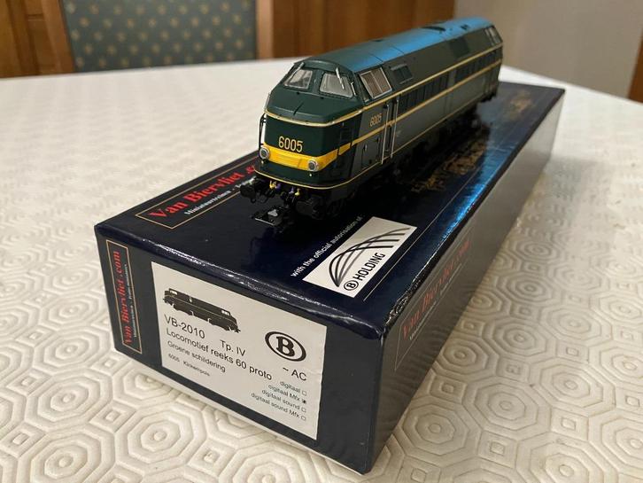Van Biervliet NMBS Diesel 6005 AC MFX VB 2010, Hobby en Vrije tijd, Modeltreinen | H0, Zo goed als nieuw, Ophalen of Verzenden