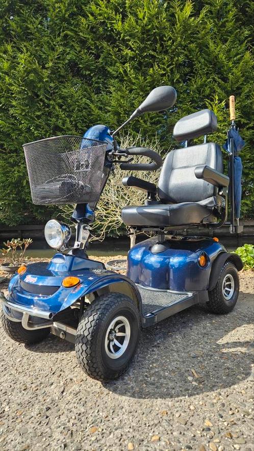 Mango Tiger 4 scootmobiel met nieuwe accu's,  17km/h, Diversen, Rolstoelen, Zo goed als nieuw, Ophalen