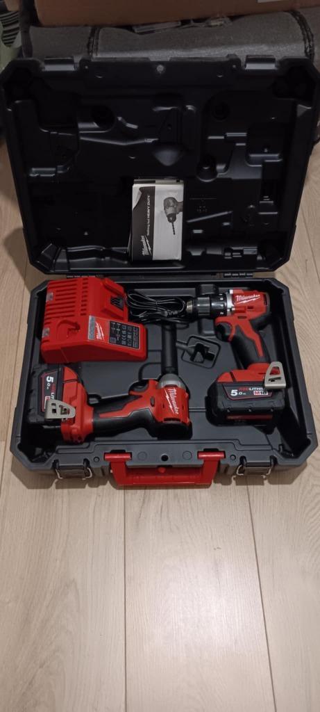 Milwaukee M18 Set, Doe-het-zelf en Bouw, Gereedschap | Handgereedschap, Zo goed als nieuw, Ophalen of Verzenden