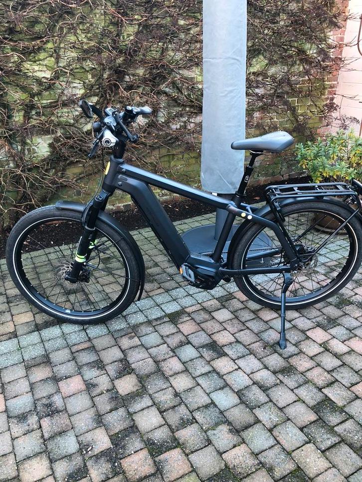 Riese&Muller met 2de batterij, Fietsen en Brommers, Elektrische fietsen, Gebruikt, Riese & Müller, 47 tot 51 cm, 50 km per accu of meer