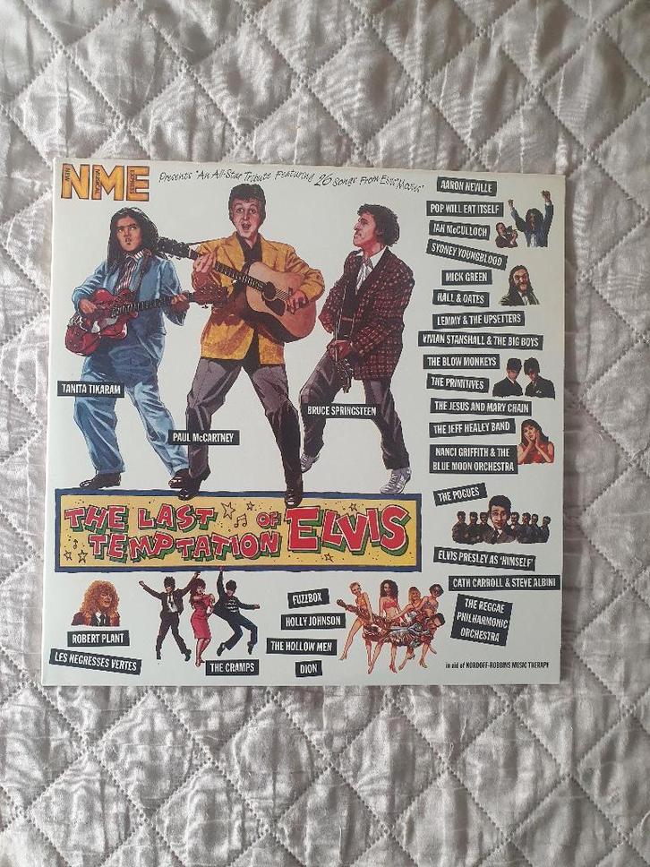 LP - Various – The Last Temptation Of Elvis - 1990, Cd's en Dvd's, Vinyl | Rock, Zo goed als nieuw, Rock-'n-Roll, 12 inch, Ophalen of Verzenden