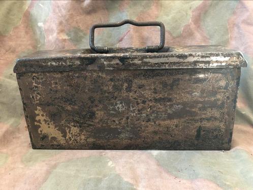Duitse WH WW2 MG TAN kist (2), Verzamelen, Militaria | Tweede Wereldoorlog, Ophalen of Verzenden