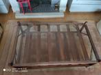 Salontafel met glas, Huis en Inrichting, Woonaccessoires | Dienbladen, Ophalen
