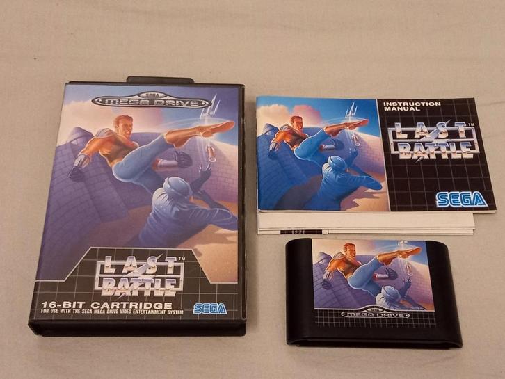 SEGA Mega Drive - Last Battle, Games en Spelcomputers, Games | Sega, Gebruikt, Mega Drive, Vechten, 2 spelers, Vanaf 12 jaar, Ophalen of Verzenden